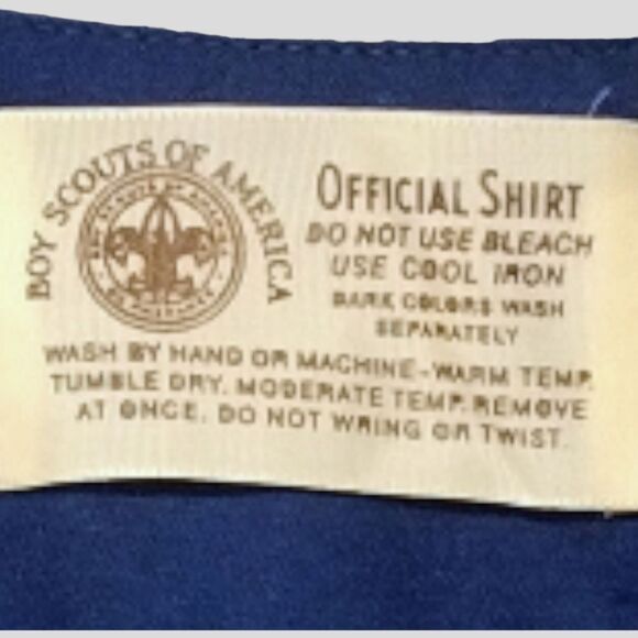 Boys Youth Vintage 1980's Cub Scout BSA Long Sleeve Uniform Shirt W/ Patches! - Picture 2 of 16